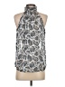 Ariella 100% Polyester Silver Sleeveless Blouse Size S - photo 2