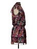 1.State 100% Polyester Paisley Purple Cocktail Dress Size L - photo 4
