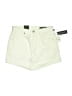 Blank NYC 100% Cotton Solid Ivory Denim Shorts Size 26 waist - photo 1