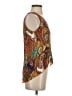Renee C. 100% Polyester Brown Sleeveless Blouse Size S - photo 4