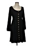 Unbranded Solid Black Casual Dress Size S - photo 1