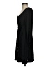 Unbranded Solid Black Casual Dress Size S - photo 5