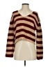 J.Crew Stripes Burgundy Pullover Sweater Size XS - photo 1