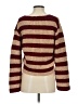 J.Crew Stripes Burgundy Pullover Sweater Size XS - photo 2