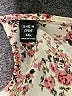 Shein Curve 100% Polyester Floral Ivory Short Sleeve Blouse Size 4X - photo 7