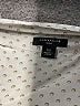 Ann Taylor 100% Silk Polka Dots Ivory Long Sleeve Silk Top Size XS - photo 7