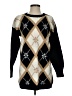 Jaclyn Smith Argyle Black Pullover Sweater Size S - photo 1