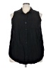 Torrid Black Sleeveless Button-Down Shirt Size 5X Plus (5) - photo 1