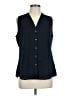 Banana Republic 100% Polyester Blue Sleeveless Blouse Size 12 - photo 1