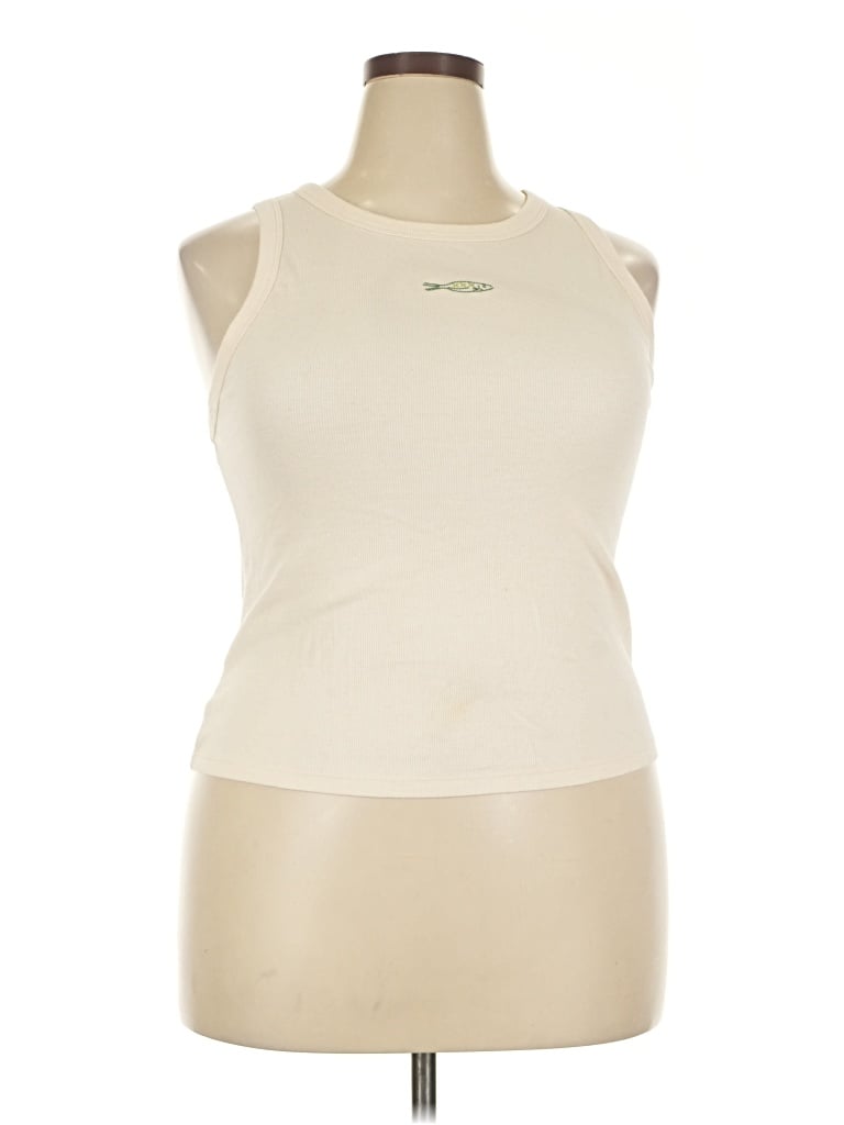 Pre-owned Cider Sleeveless T-shirt In White