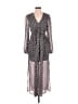 Umgee Paisley Gray Casual Dress Size S - photo 1