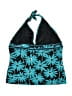 Gottex Print Teal Swimsuit Top Size 10 - photo 2