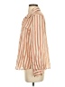 Zara Stripes Orange Long Sleeve Blouse Size S - photo 5