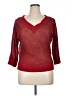 Glo Red 3/4 Sleeve Top Size XL - photo 1