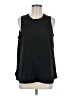 Simply Vera Vera Wang 100% Polyester Black Sleeveless Top Size M - photo 1