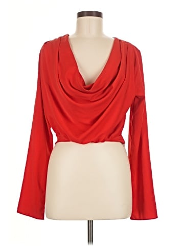 Line & Dot Long Sleeve Blouse (view 1)