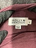 Molly Bracken Burgundy Long Sleeve Top Size L - photo 7