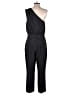 Express 100% Polyester Solid Black Jumpsuit Size M - photo 2