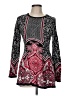 Style&Co 100% Rayon Paisley Gray Long Sleeve Top Size M (petite) - photo 1
