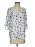 Sienna Sky 100% Polyester Blue 3/4 Sleeve Blouse Size S - photo 1