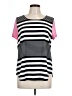 Pomelo Stripes Pink Short Sleeve T-Shirt Size L - photo 1