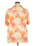Original Use 100% Rayon Tie-dye Orange Short Sleeve Blouse Size XXL - photo 2