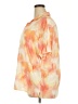Original Use 100% Rayon Tie-dye Orange Short Sleeve Blouse Size XXL - photo 5