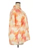 Original Use 100% Rayon Tie-dye Orange Short Sleeve Blouse Size XXL - photo 4