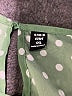 Shein Curve 100% Polyester Polka Dots Green Short Sleeve Blouse Size 4X - photo 7