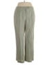 Evan Picone 100% Polyester Chevron-herringbone Green Casual Pants Size 14 - photo 1