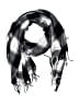 Space Age Inc. 100% Polyester Plaid Black Scarf One size - photo 1
