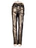 Zara Metallic Gold Jeans Size 2 - photo 1
