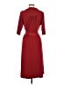 Talbots Burgundy Casual Dress Size 6 - photo 2