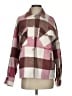 Böhme 100% Polyester Plaid Burgundy Pink Coat Size S - photo 1