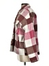 Böhme 100% Polyester Plaid Burgundy Pink Coat Size S - photo 5