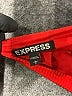 Express Solid Red Casual Dress Size L - photo 7