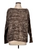 Lumiere 100% Acrylic Tweed Brown Pullover Sweater Size L - photo 1