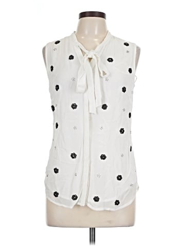 Mint Velvet Sleeveless Button-Down Shirt (view 1)