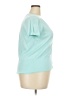 Monsoon 100% Cotton Teal Short Sleeve Top Size 18 - photo 5