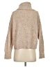 I. Madeline Tweed Tan Turtleneck Sweater Size XS - photo 2