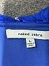 Naked Zebra 100% Polyester Blue Sleeveless Blouse Size L - photo 7