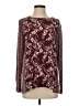 Van Heusen 100% Polyester Floral Burgundy Pullover Sweater Size S - photo 1