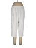 Classic Elements Solid Ivory Casual Pants Size L - photo 1