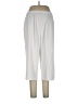 Classic Elements Solid Ivory Casual Pants Size L - photo 2