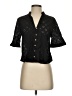 Zara Black Short Sleeve Blouse Size XS - photo 1