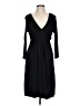 Caite 100% Spandex Solid Black Casual Dress Size L - photo 1