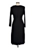 Caite 100% Spandex Solid Black Casual Dress Size L - photo 2