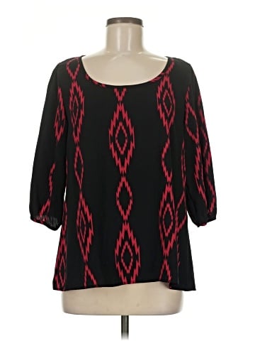 Peaches 'n Cream 3/4 Sleeve Blouse (view 1)
