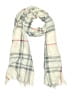 V.Fraas 100% Viscose Plaid Ivory Gray Scarf One size - photo 1