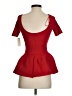 Maeve Red Short Sleeve Top Size XS - photo 2
